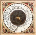 Reloj con cabezas de profetas del Renacimiento temprano Paolo Uccello